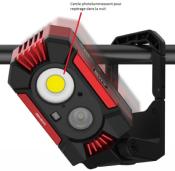 Projecteur LED rechargeable + détecteur de présence